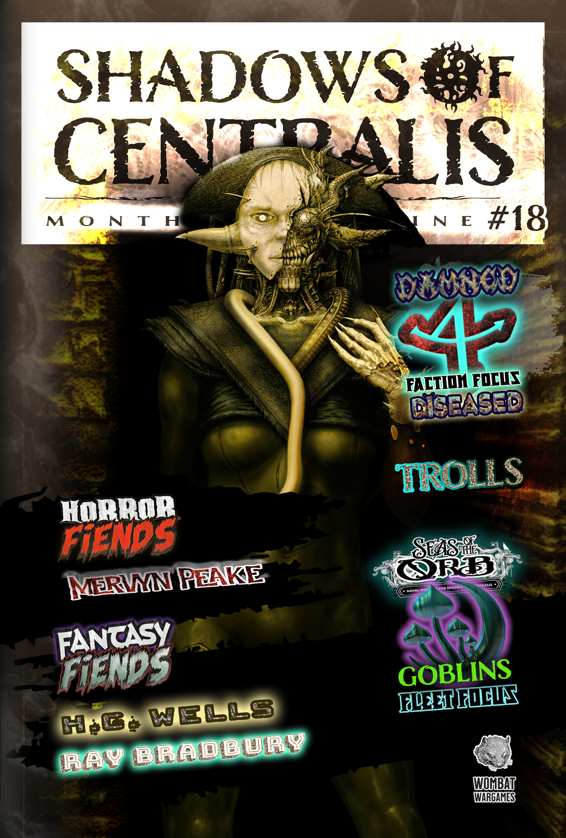 Shadows of Centralis Monthly Magazine #18 (October 2023) by Wombat Wargames